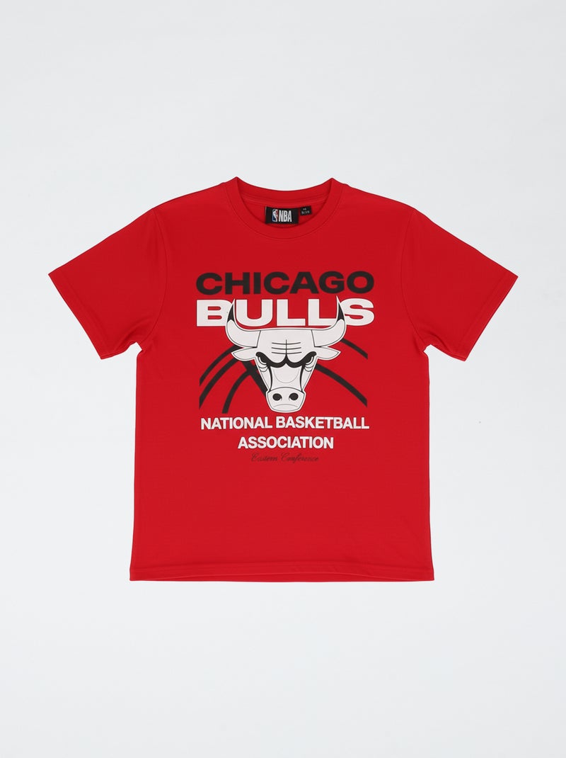 Conjunto "NBA" de 2 peças calções + T-shirt Vermelho - Kiabi