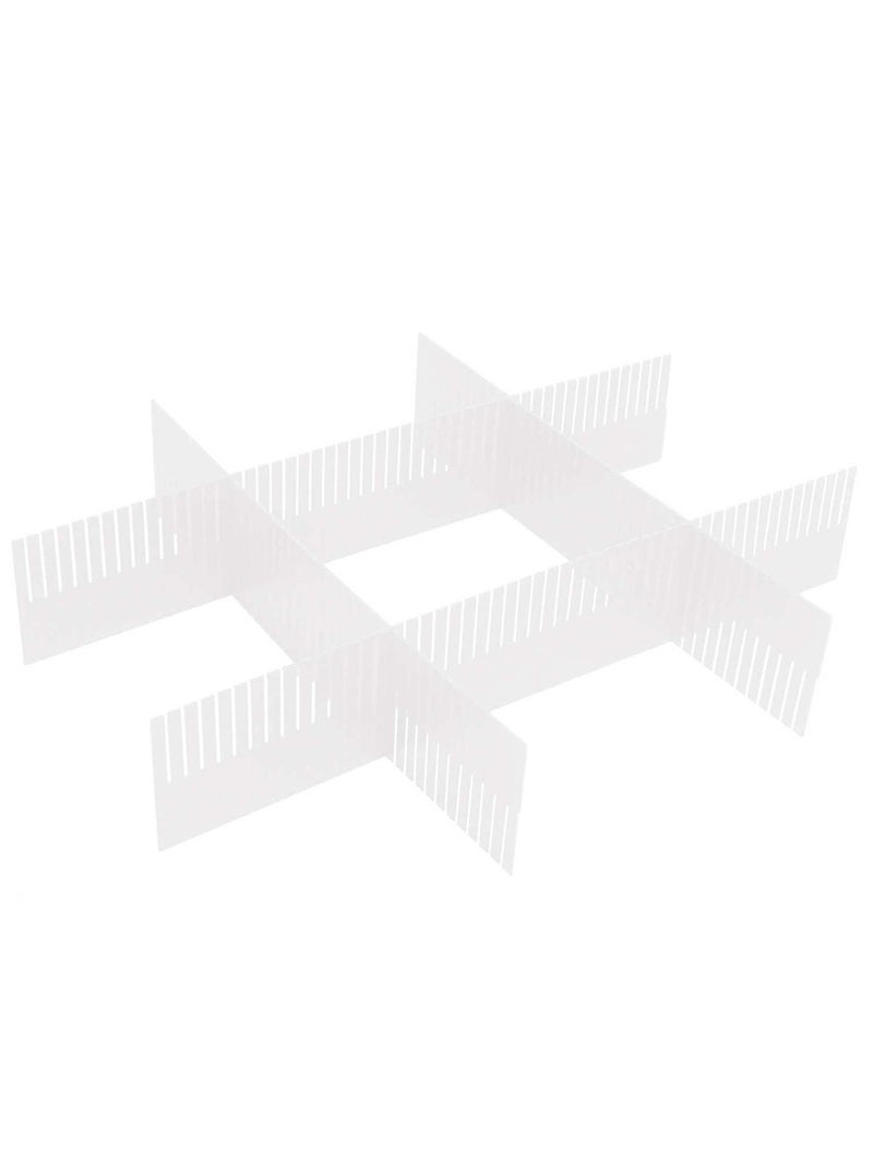 Conjunto organizador de gavetas de plástico Transparente - Kiabi