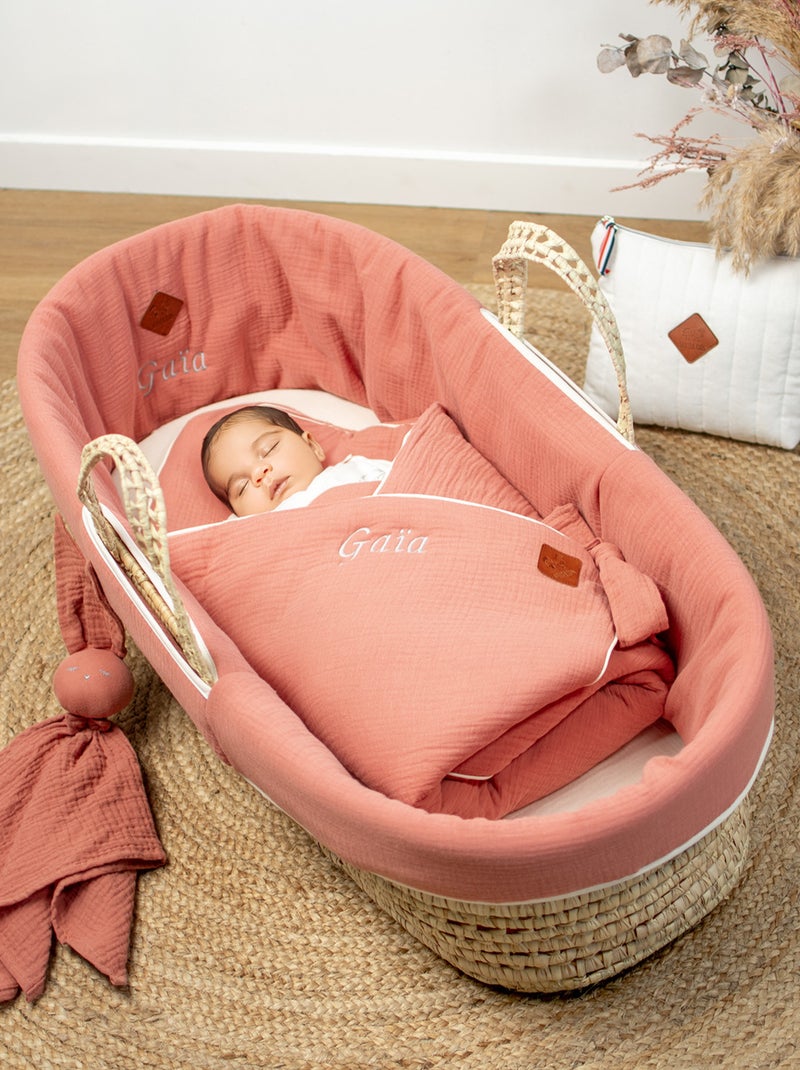 Conjunto para moisés de bebé em gaze de algodão | sevira kids Castanho - Kiabi