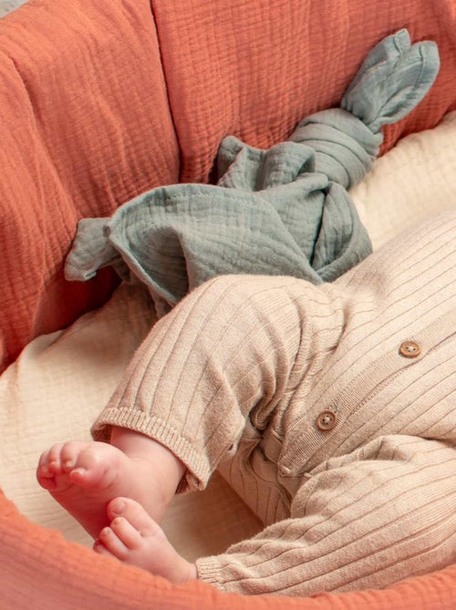 Conjunto para moisés de bebé em gaze de algodão | sevira kids - Kiabi Conjunto para moisés de bebé em gaze de algodão | sevira kids - Kiabi