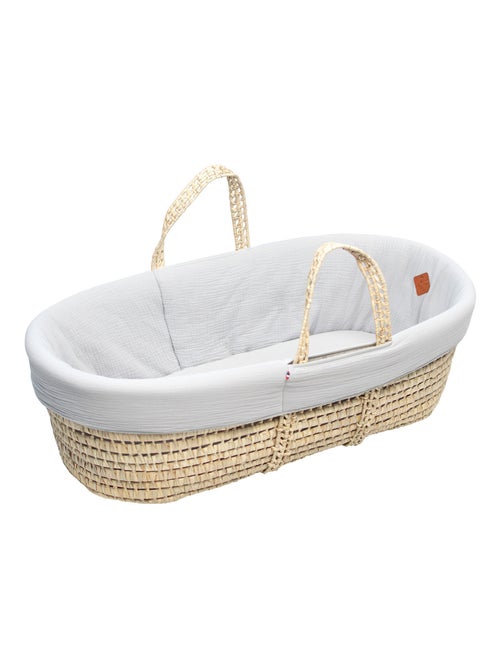 Conjunto para moisés de bebé em gaze de algodão | sevira kids - Kiabi Conjunto para moisés de bebé em gaze de algodão | sevira kids - Kiabi