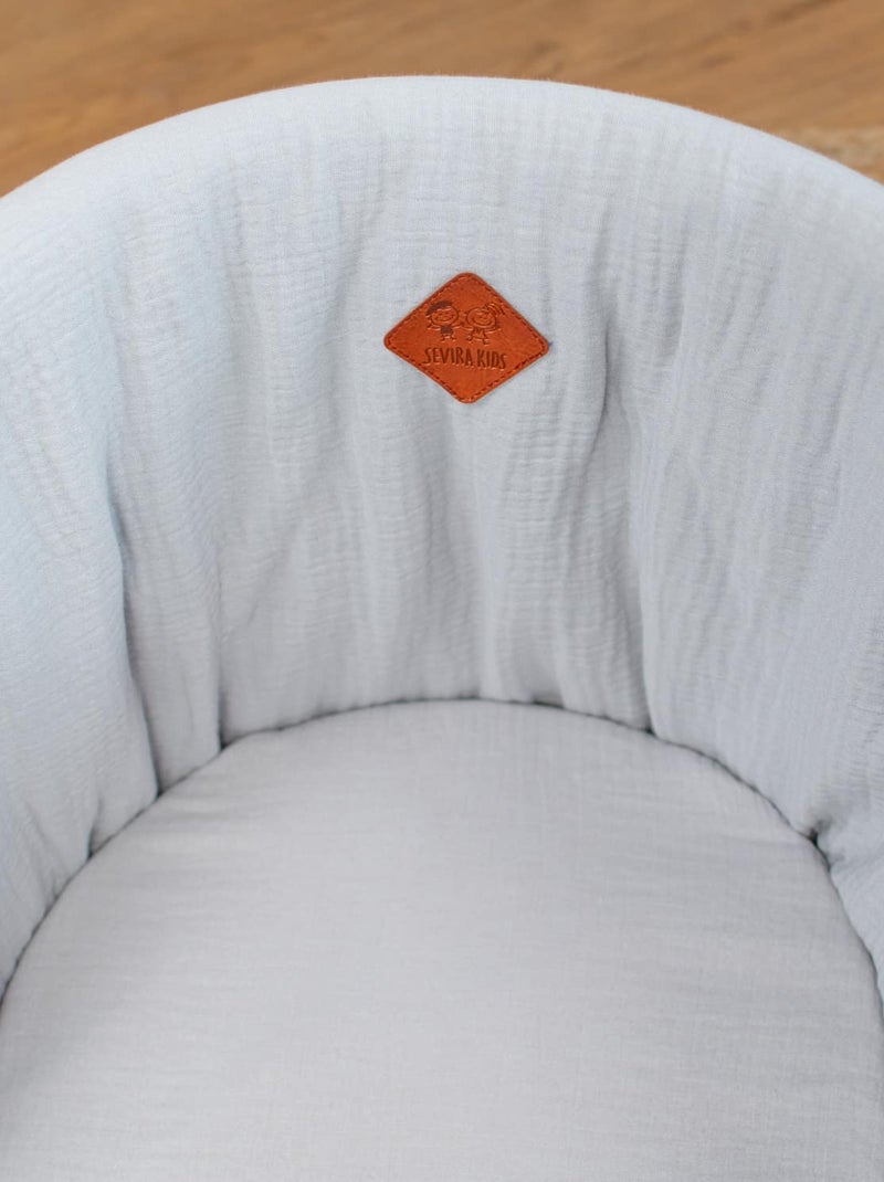 Conjunto para moisés de bebé em gaze de algodão | sevira kids Cinza - Kiabi