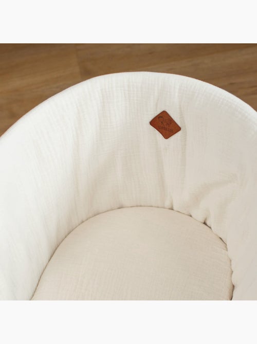 Conjunto para moisés de bebé em gaze de algodão | sevira kids - Kiabi Conjunto para moisés de bebé em gaze de algodão | sevira kids - Kiabi