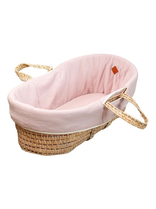 Conjunto para moisés de bebé em gaze de algodão | sevira kids - Kiabi Conjunto para moisés de bebé em gaze de algodão | sevira kids - Kiabi