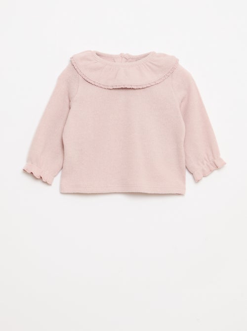 Conjunto peluche t-shirt + leggings - 2 peças - Kiabi