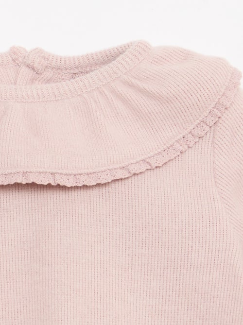 Conjunto peluche t-shirt + leggings - 2 peças - Kiabi