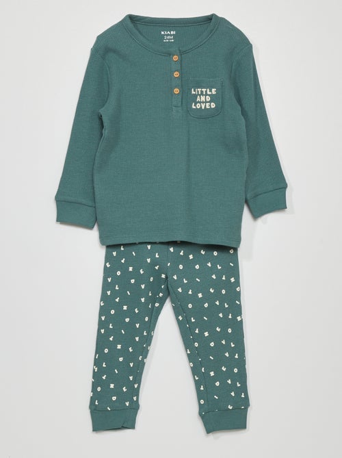 Conjunto pijama - 2 peças - Kiabi