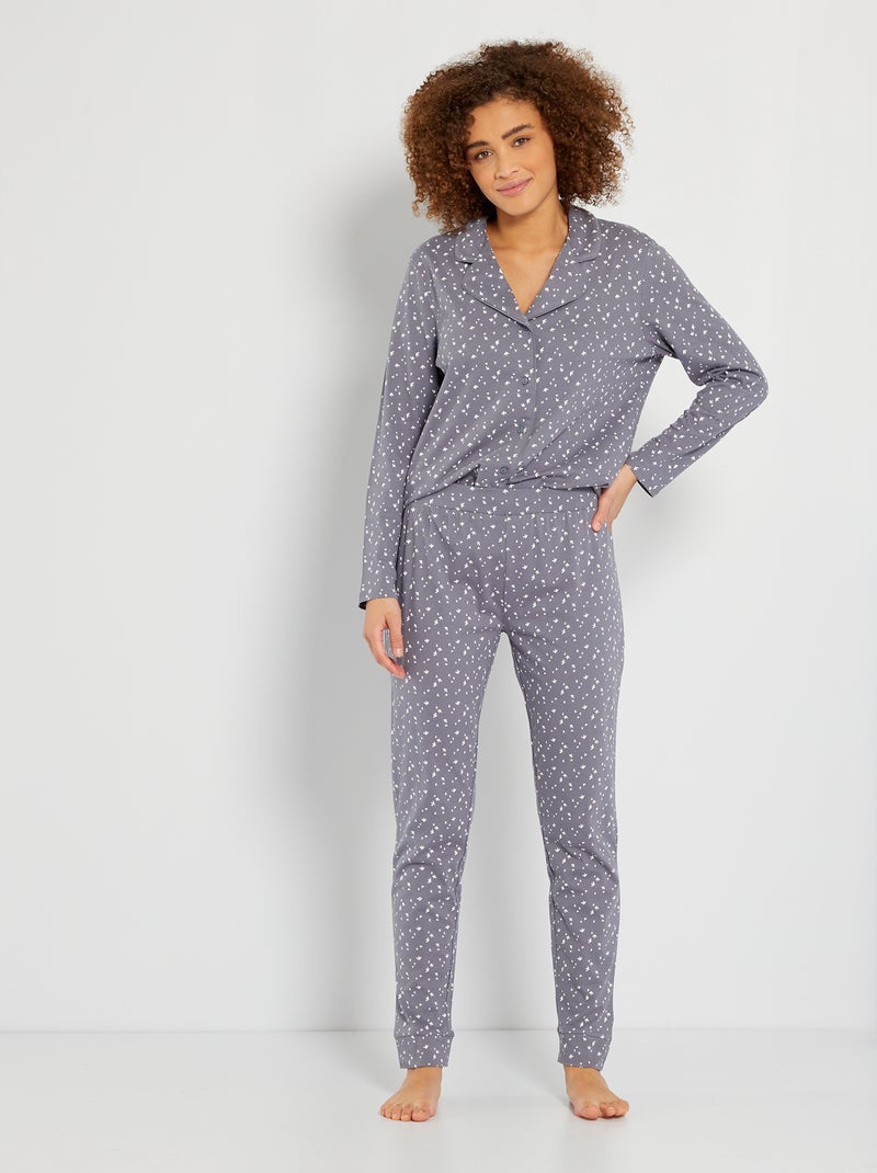 Conjunto pijama AZUL - Kiabi
