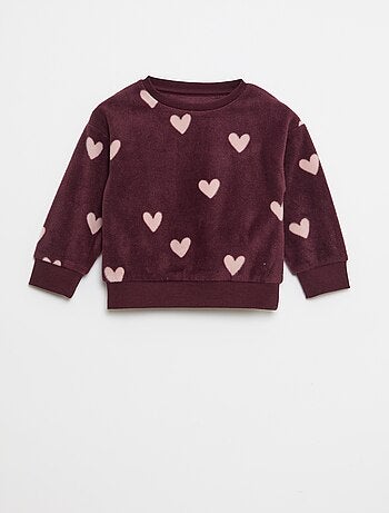 Conjunto pijama blusa + calça polar