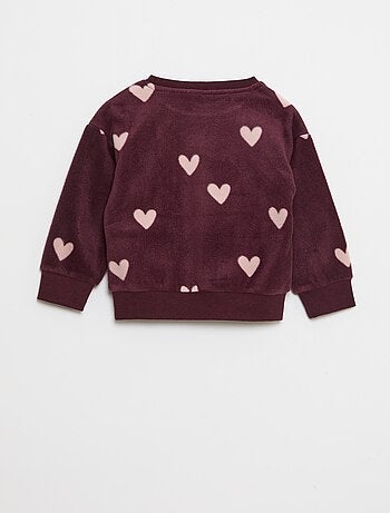 Conjunto pijama blusa + calça polar