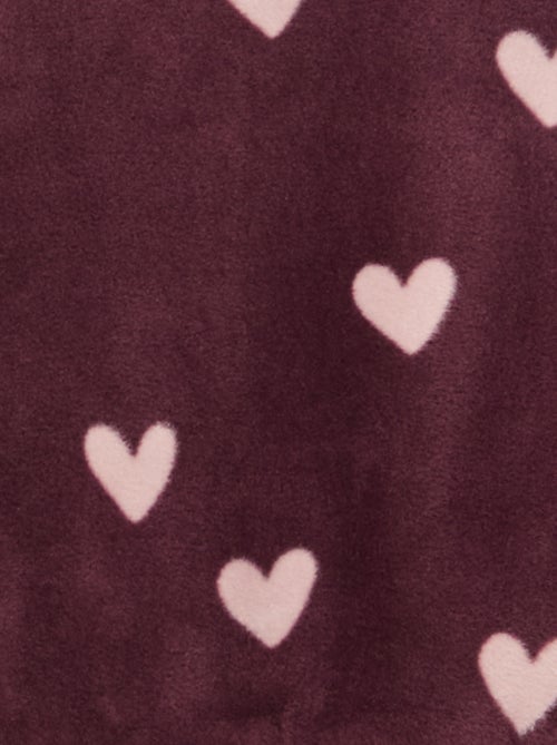 Conjunto pijama blusa + calça polar - Kiabi