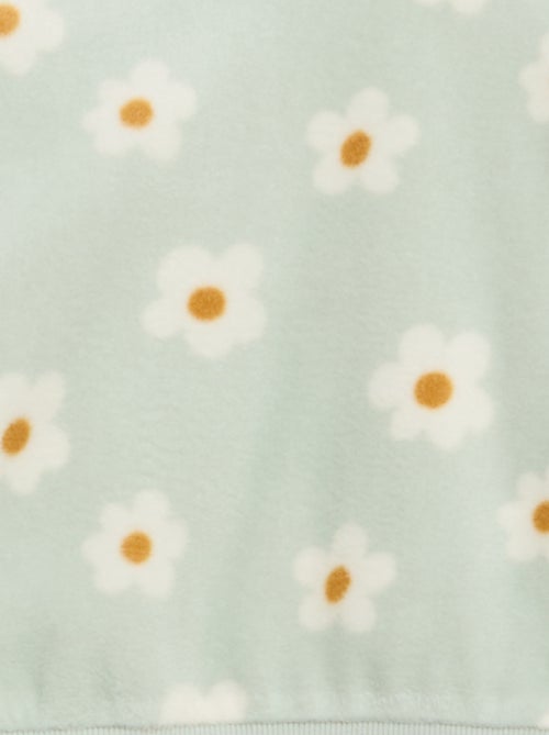 Conjunto pijama blusa + calça polar - Kiabi