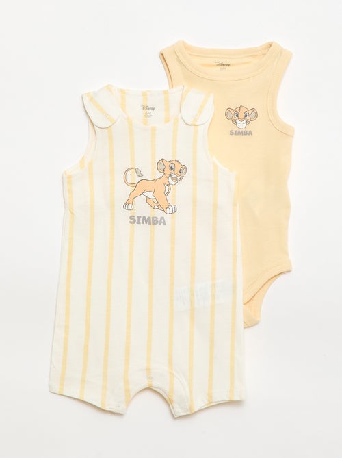Conjunto pijama + body 'Disney' 'Simba' - Kiabi