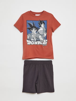 Conjunto pijama calções + t-shirt 'Dragon Ball Z' - 2 peças