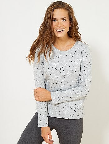 Conjunto pijama comprido - Kiabi