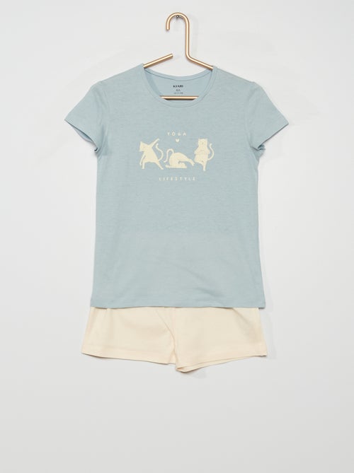 Conjunto pijama curto - Kiabi