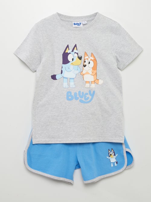 Conjunto pijama curto 'Bluey' - 2 peças - Kiabi