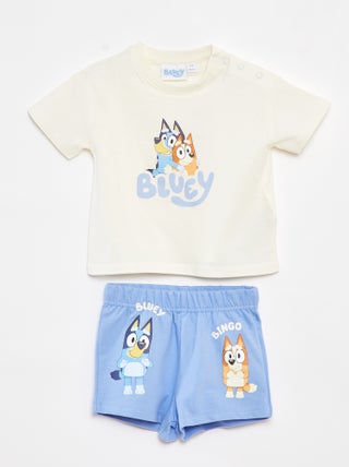 Conjunto pijama curto 'Bluey' - 2 peças