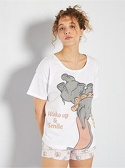 Conjunto pijama curto 'Dumbo' - Kiabi