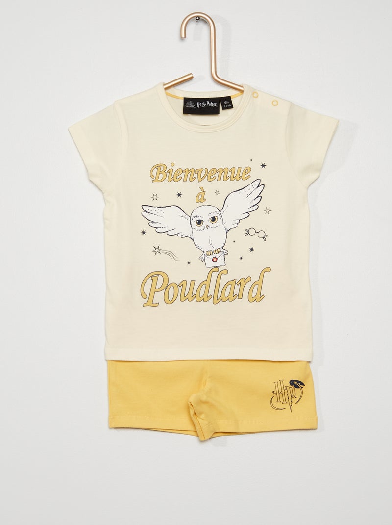 Conjunto pijama curto 'Harry Potter' AZUL - Kiabi