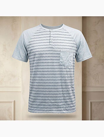 Conjunto Pijama Curto Homem Algodão OZABI