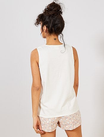 Conjunto pijama curto 'Maria' dos 'Aristogatos' - Kiabi