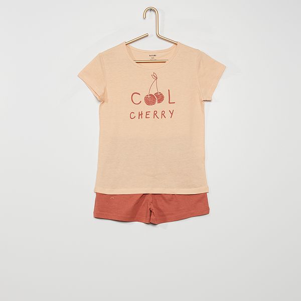 Conjunto pijama curto Menina 3-12 anos - ROSA - Kiabi - 4,00€
