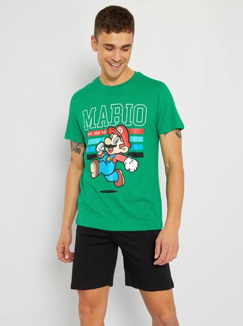Conjunto pijama curto 'Super Mario' - Kiabi