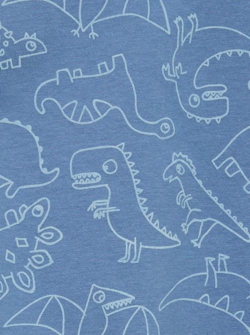 Conjunto pijama curto t-shirt + calções - 2 peças - Kiabi