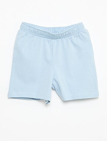 Conjunto pijama curto t-shirt + calções - 2 peças