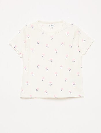 Conjunto pijama curto t-shirt + calções - 2 peças
