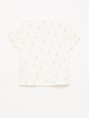 Conjunto pijama curto t-shirt + calções - 2 peças