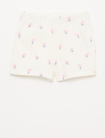Conjunto pijama curto t-shirt + calções - 2 peças