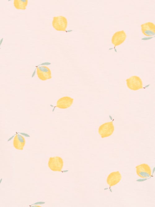 Conjunto pijama curto t-shirt + calções - 2 peças - Kiabi