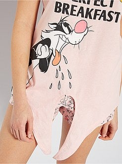 Conjunto pijama curto  'Tweety e Sylvester' - Kiabi