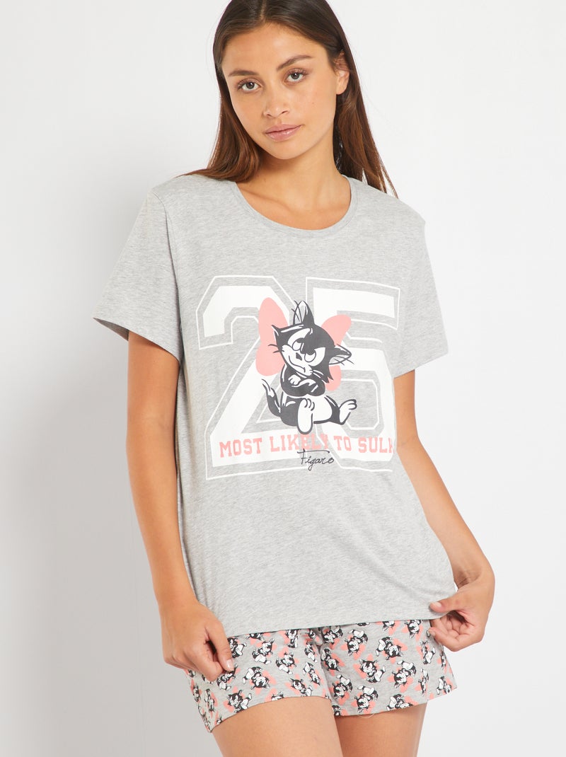 Conjunto pijama da 'Disney' CINZA - Kiabi