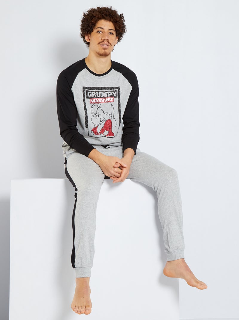 Conjunto pijama de 2 peças 'Smurfs' CINZA - Kiabi