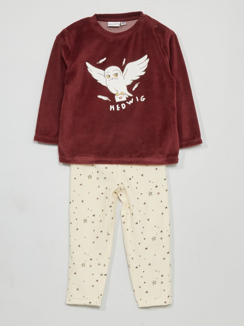 Conjunto pijama de veludo 'Harry Potter' VERMELHO - Kiabi