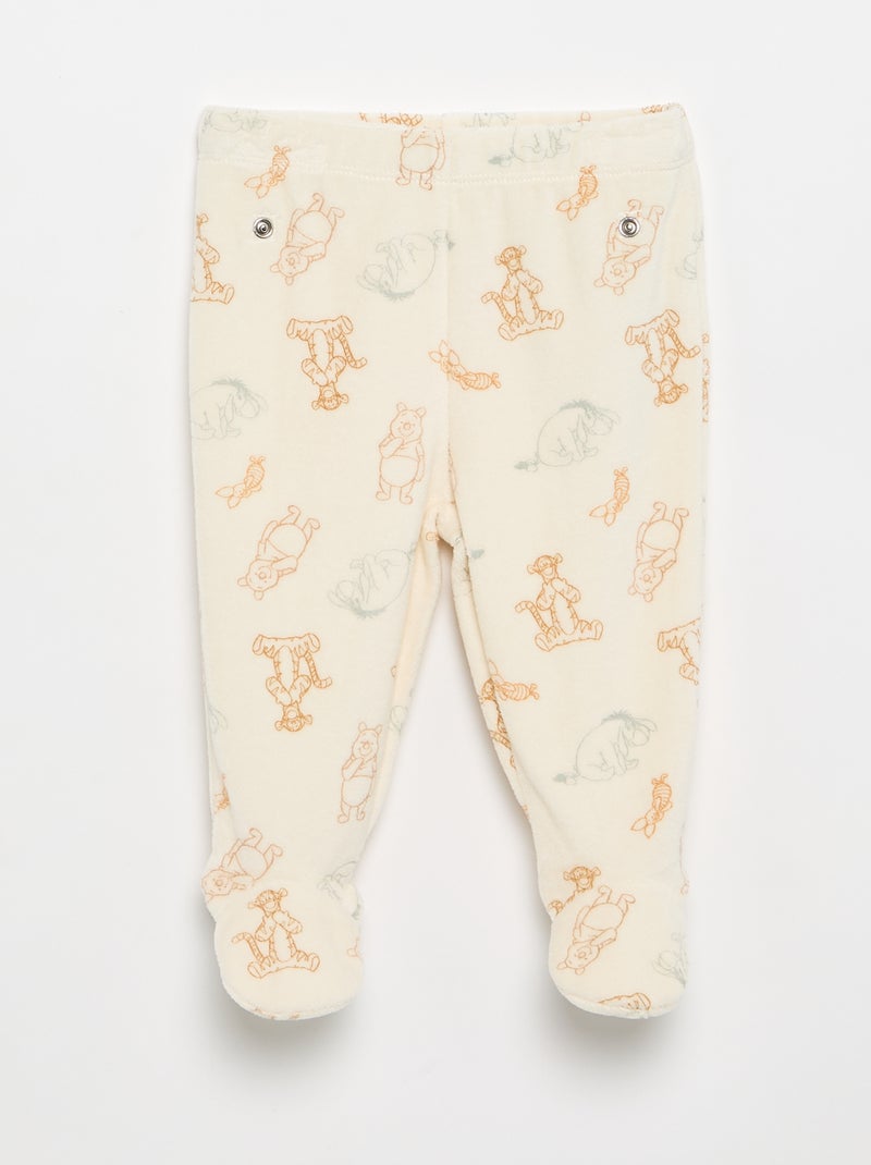 Conjunto pijama de veludo 'Mickey Mouse' - 2 peças Castanho - Kiabi