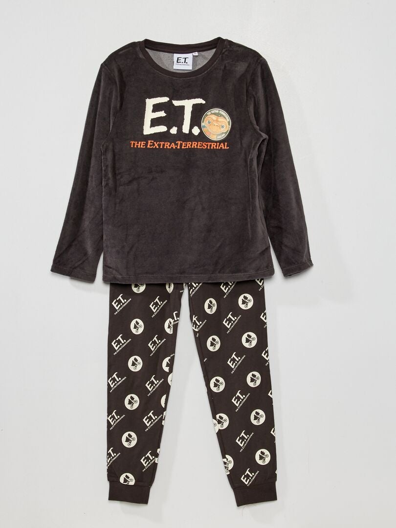 Conjunto pijama 'E.T The extraterrestre' PRETO - Kiabi