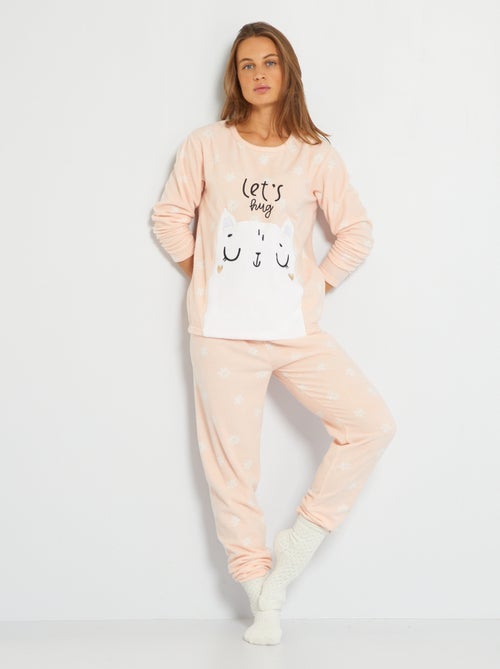 Conjunto pijama 'gato' - Kiabi