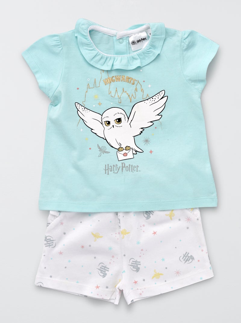 Conjunto pijama 'Harry Potter' Azul/ Branco - Kiabi