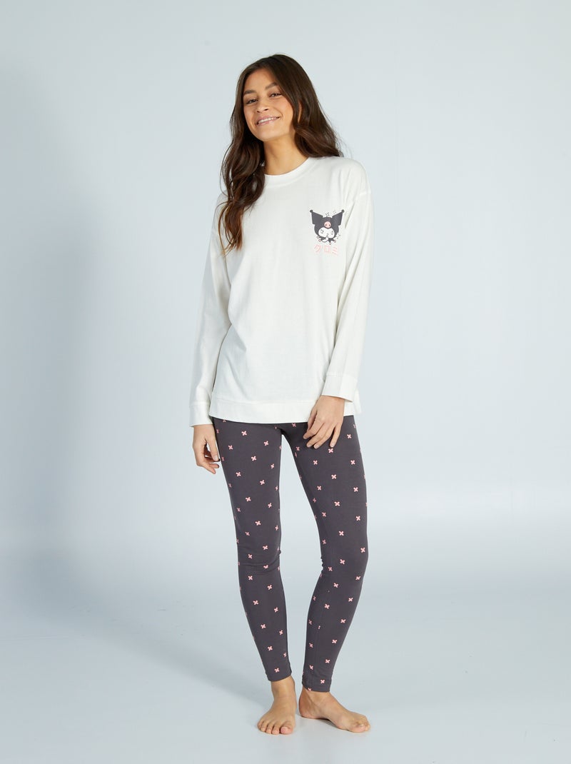 Conjunto pijama 'Hello Kitty' - 2 peças BRANCO - Kiabi