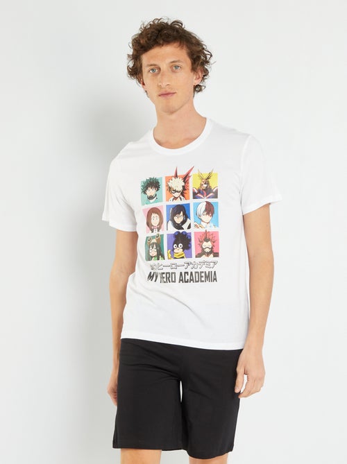 Conjunto pijama 'Hero Acadamia'- 2 peças - Kiabi