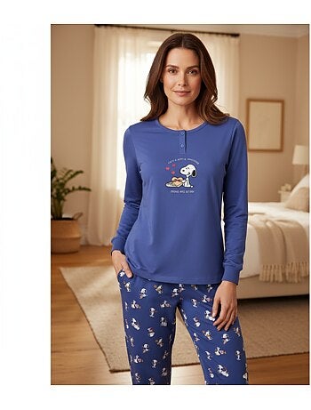 Conjunto pijama mulher leve bordado estampado fantasia ozabi