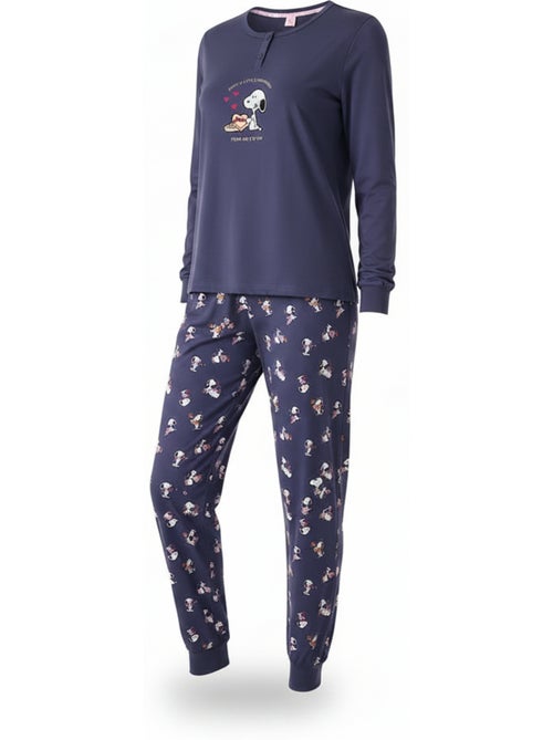 Conjunto pijama mulher leve bordado estampado fantasia ozabi - Kiabi