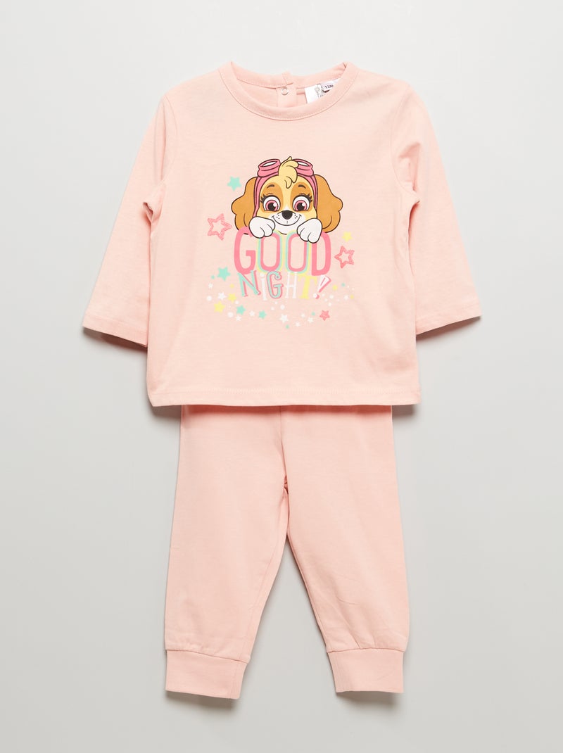 Conjunto pijama 'Patrulha Pata' - 2 peças ROSA - Kiabi