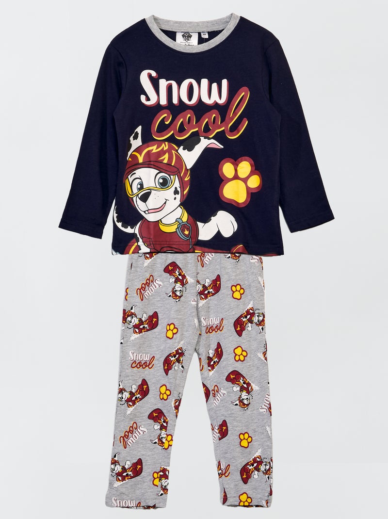 Conjunto pijama 'Patrulha Pata' t-shirt + calças - 2 peças VERMELHO - Kiabi