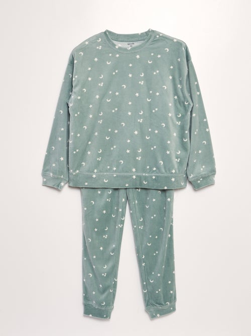 Conjunto pijama polar - 2 peças - Kiabi