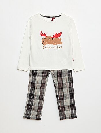 Conjunto pijama t-shirt + calças - 2 peças